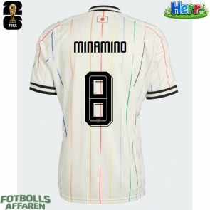Japan Takumi Minamino #8 Bortatröja VM 2026 Kortärmad